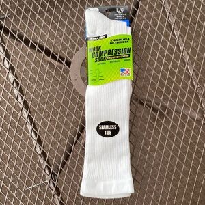 Carolina Ultimate Unisex Work Compression Sock 1 Pair Size Large (9-13) (9-12)